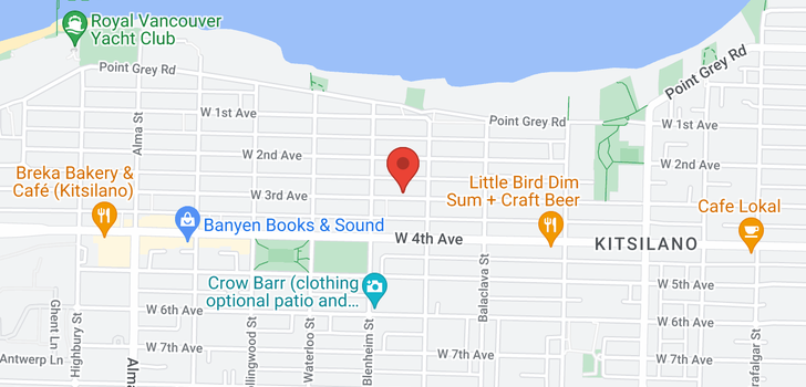map of 3233 W 3RD AVENUE